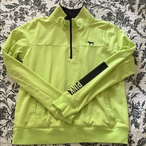 PINK Pull over with quarter zip